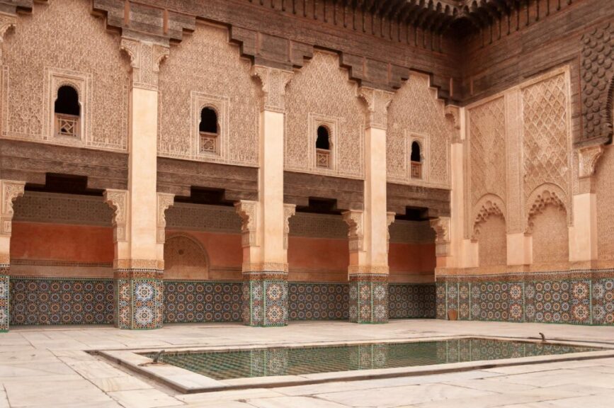 Al Attarine Madrasa in Fes city in Morocco