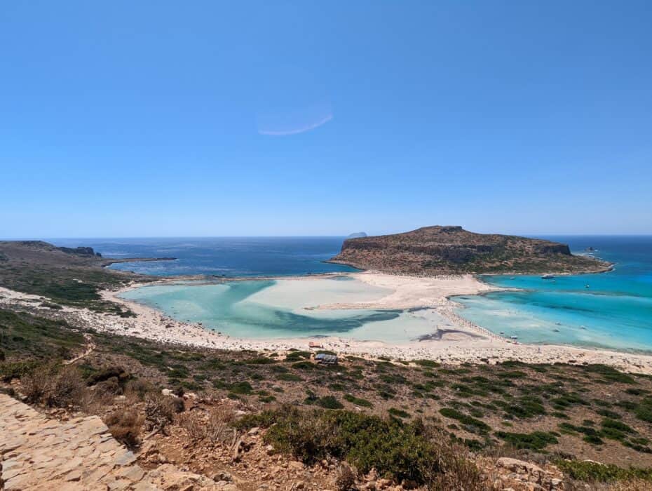 best beach in chania crete