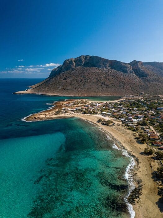 best beach in chania crete