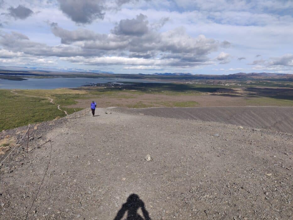 Hverfjall Volcano crater