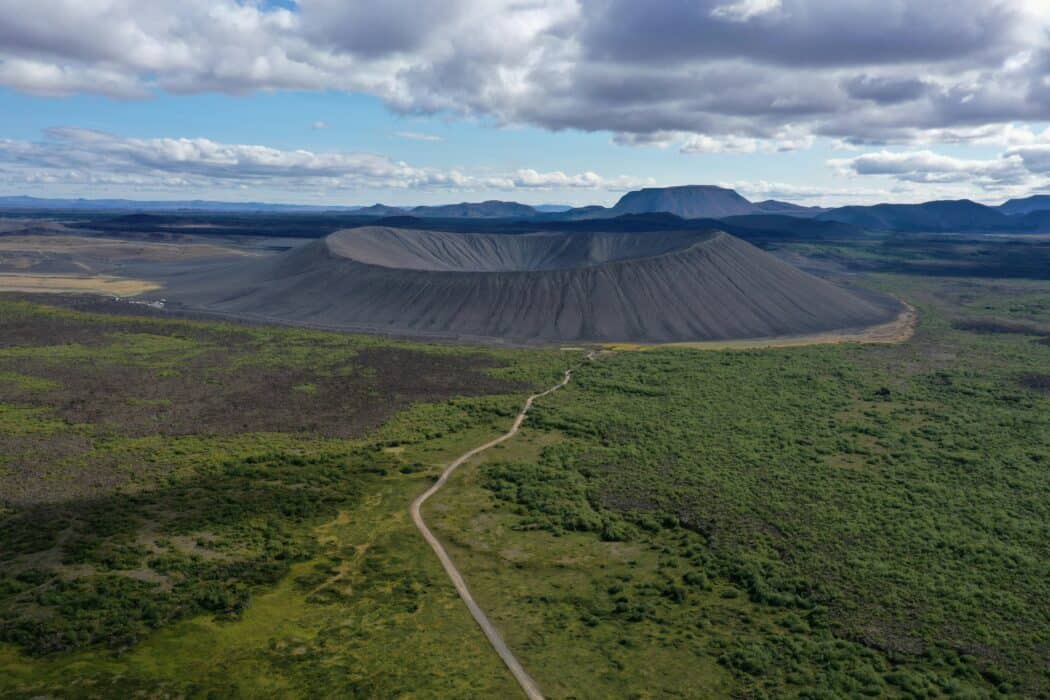 Hverfjall volcano